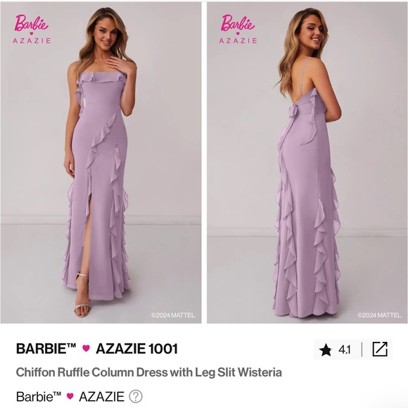 Azazie Dresses & Skirts - Azazie wisteria bridesmaid dress Barbie